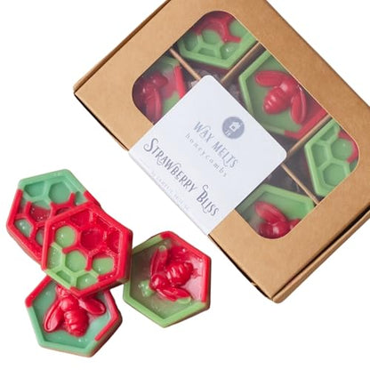 Strawberry Bliss Wax Melts, Guava Mango Peach Scent