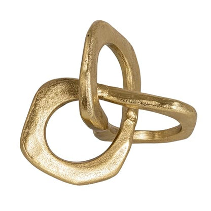 Bloomingville Gold Abstract Metal Figurine - color: Gold