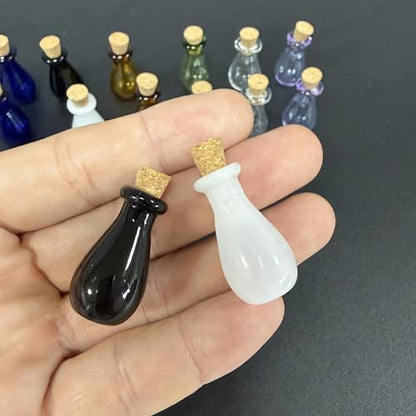14pcs 2ml Mini Glass Color Bottles Vase Model 7 Colors