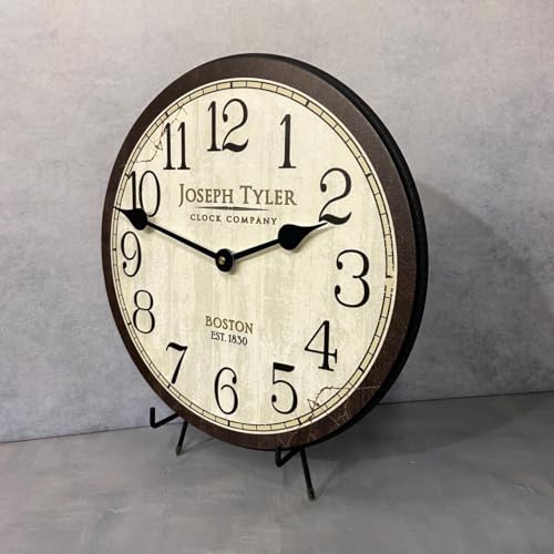 Merchantile Wall Clock, Available in 8 Sizes, Most Sizes Ship 2-3 Days, Whisper Quiet. - color: 5. Mercantile, size: 24-Inch