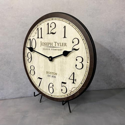 Merchantile Wall Clock, Available in 8 Sizes, Most Sizes Ship 2-3 Days, Whisper Quiet. - color: 5. Mercantile, size: 24-Inch
