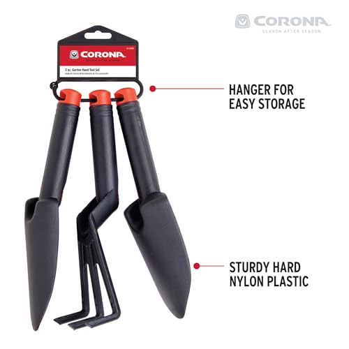 Corona Tools 3-Piece Garden Hand Tools Set - color: Black Plastic
