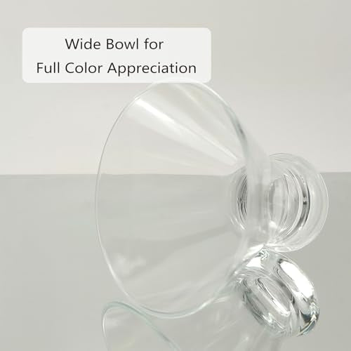 Set of 6 Stemless Martini Acrylic Glasses 9 oz, Heavy Base Stable Cocktail/Juice/Red Wine Glasses,Plastic Drinking Tumbler, Fits Ice Cream/Milkshakes,Ideal for Home Party, Clear - color: Clear color