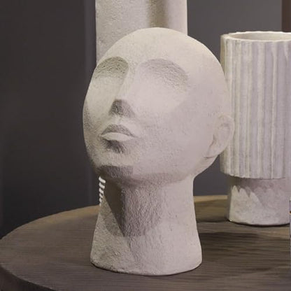 Abstract Decor Sculptures Home Décor 7.25 * 6.25 * 8.5 Inch | Resin Thinker Human Head Statue Shelf Decorations Bust Statues for Living Room Office Table Art Decor Accents