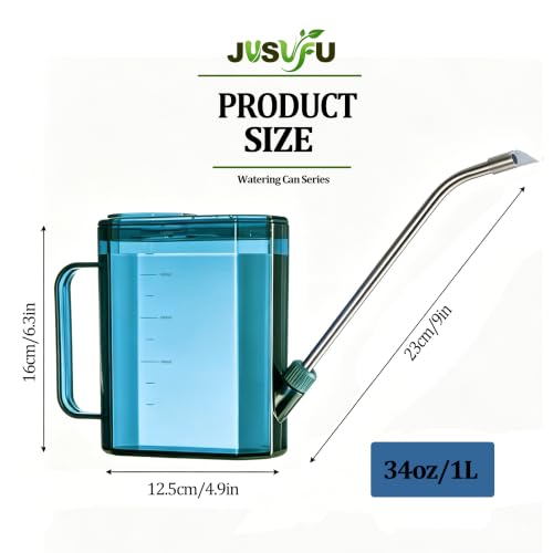 Watering Can Indoor,34oz/1000ml | Small Watering Cans for House Plants, Succulents and Flowers, Long Spout