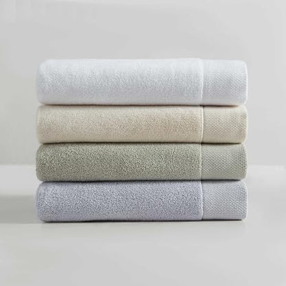 Calvin Klein - Bath Towels, Soft & Absorbent Bathroom Essentials, Zero Twist Construction, Oeko-Tex Certified (Entwine Solid Natural, 3-Piece) - color: Entwine Solid Natural, size: 3 Pack