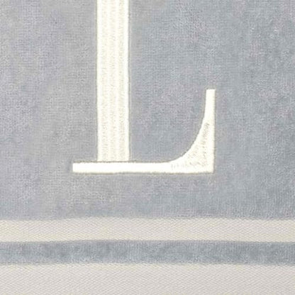 Avanti Linens - Towel Set, Soft & Absorbent Cotton, Embroidered Bathroom Decor, Set of 5 (Monogram Collection, Initial L) - style: L