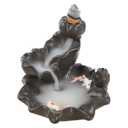 Ceramics Lotus Flower Incense Burner, Aromatherapy, Home Decor