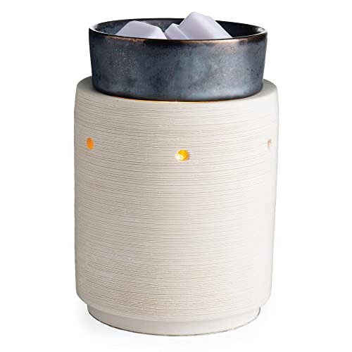 Candle Warmers ETC. Illumination Fragrance Warmer- Light-Up Warmer for Warming Scented Candle Wax Melts and Tarts or to Freshen Room, Iron and Clay - size: Iron & Clay