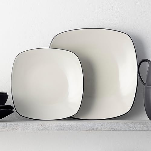 Noritake Colorwave Graphite 4-Piece Square Place Setting, Service for 1 - color: Graphite