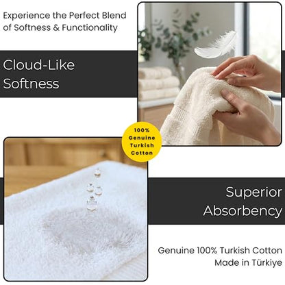 SALBAKOS Luxury 100% Turkish Cotton Bath Sheet 40x80 in (1-Piece, Taupe) | Extra Large Jumbo Oversized Bathroom and Beach Towel, Super Soft Highly Absorbent Thick Premium Hotel Quality, Made in Turkey - color: Taupe, size: Jumbo Bath Sheet