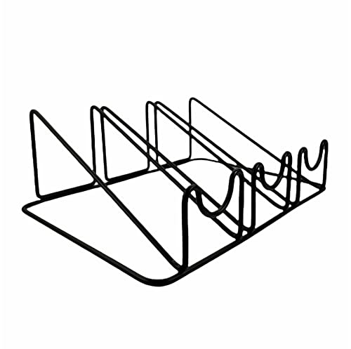 Countertop 3-Bottle Wine Holder - Modern Matte Black Metal Wine Rack - No Assembly Required - color: Matte Black