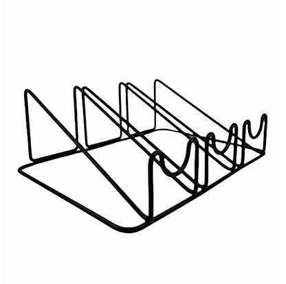 Countertop 3-Bottle Wine Holder - Modern Matte Black Metal Wine Rack - No Assembly Required - color: Matte Black