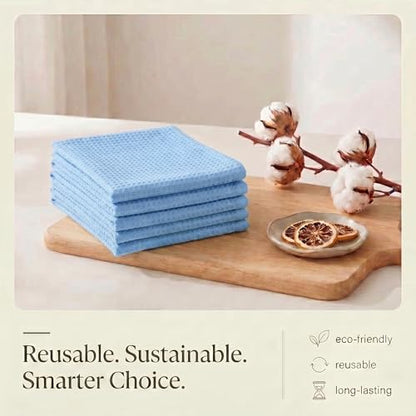 Urban Villa Kitchen Towels Cotton Dish Towels 20”x30” (Set of 6) Sky Blue - color: 071 Sky Blue, size: 18" x 28" (Set of 6)