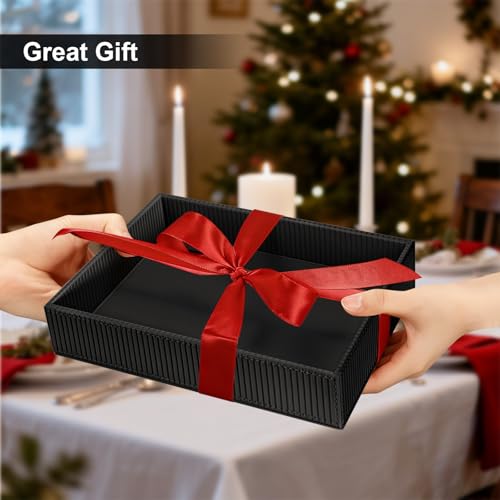 SITHON Valet Tray Desk Organizer PU Leather Catchall | Bedside Vanity Tray Nightstand Caddy Coin Box Key Jewelry Storage Organizer, Graduation, Stripe Black - color: Stripe Black