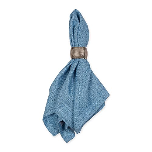 DII Variegated Tabletop Collection, Napkin Set, 20x20, Light Blue, 6 Piece - color: Light Blue, size: 20" x 20" (Set of 6)