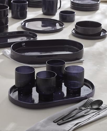 Lenox 898169 Modulus 2-Piece Serving Set, Nightshade - color: Nightshade, style: 12-Piece Bowl Set