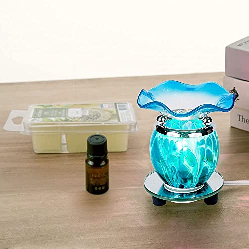 3 in 1 Electric Oil Warmer Wax Warmer Tar Melt Warmer Fragrance Oil Burner (blue2) - color: Lw-blue2