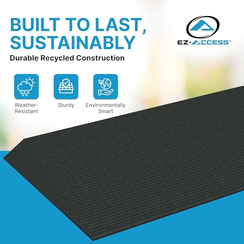 EZ-ACCESS Transitions Angled Entry MAT, Black, 2.25-in - color: Black, size: 2.25 Inches