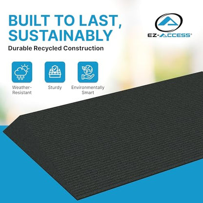 EZ-ACCESS Transitions Angled Entry MAT, Black, 2.25-in - color: Black, size: 2.25 Inches