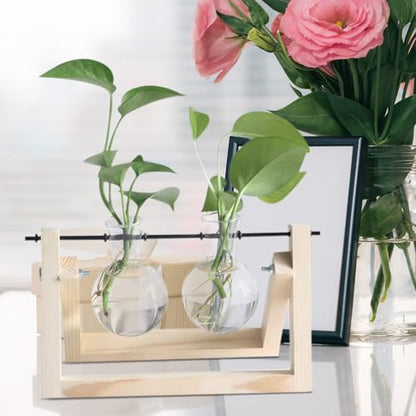 10pcs Plant Propagation Stations Rack - Tabletop Plant Terrarium Hanger Rod - Replacement Hydroponic Water Vase Stand for Home Office 30cm - size: 30.00X0.50X0.50CM