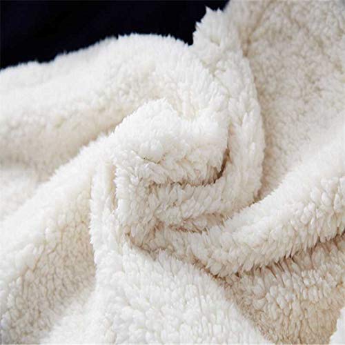 Flannel Sherpa Throw 60'' x 50'' Union Jack Fleece Blanket Soft Comfy Flannel Blanket Throws for Bed/Couch/Sofa/Office/Camping - color: B-union Jack, size: 50''x60''