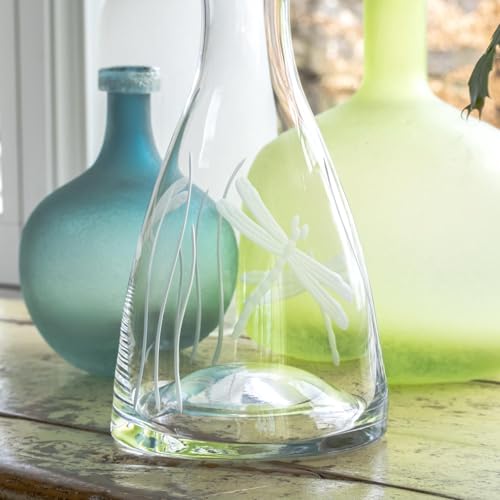 Rolf Glass Dragonfly 37.25oz Wine Carafe | Lead-Free Diamond-Engraved Glassware | Elegant Wine Decanter For Any Occasion - color: Carafe