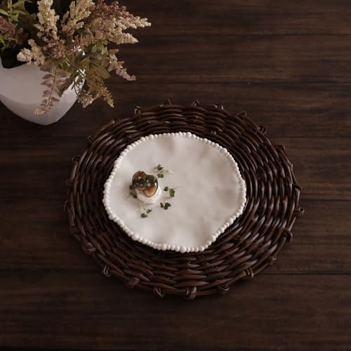 Beatriz Ball VIDA Alegria Salad Plate Set of 4 (Sand) - style: VIDA Alegria Salad Plate Set of 4 (Sand)