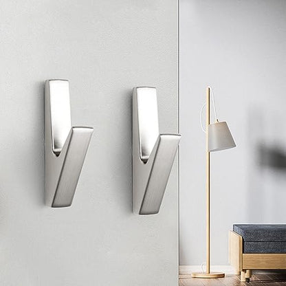 5 Pack Coat Hook,Wall Hooks,Coat Hooks Wall Mount, Metal Wall Hooks Holder for Hanging Clothes, Hats, Bags, Towels, Keys - color: Bronze