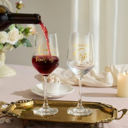 AW BRIDAL House Warming Gifts New Home Wine Glasses Set of 2 for Couples | New Apartment Gift Basket for Homeowner, Cool Housewarming Party Decorations Ideas, 2026 Closing Gifts for Home Buyers - style: Housewarming (Home)