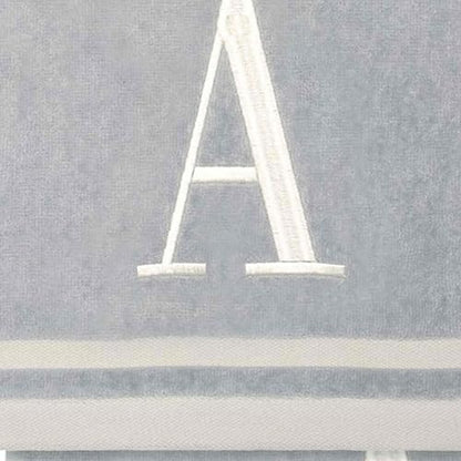 Avanti Linens - Towel Set, Soft & Absorbent Cotton, Embroidered Bathroom Decor, Set of 5 (Monogram Collection, Initial A) - style: A