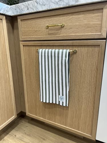 Kitchen Towels, Dish Towels for Kitchen, 3 Pc Kitchen Towel Set | Microfiber Waffle Towels, 16 x 26 inches, with Hanging Loops, Reusable Tea Towels, Cute Kitchen Towels - 3 Pack - color: Green