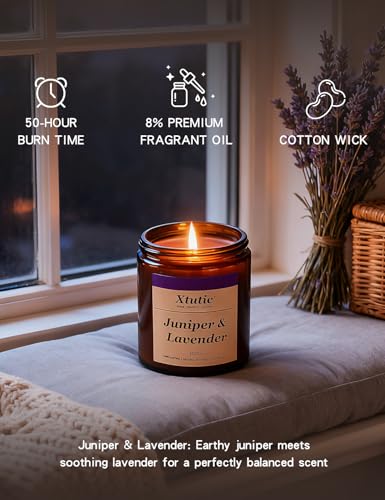 Brown Soy Wax Candle Gift Set - 28oz Large Jar,200-Hour Burn Time,Home Fragrance for Relaxation, Meditation,Gifts for Women, Housewarming, Home Decor