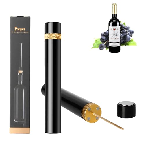 1Pc Aeropop Wine Opener,Needle Type Wines Bottle Openers, Portable | Gold, Needle Type Wines Bottle Openers, Lightweight and portable, Wine Opener, for Home, Restaurant, Party - color: Gold