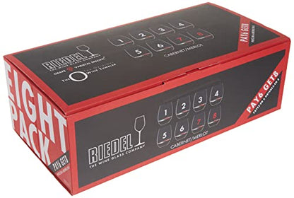 Riedel O Wine Tumbler Cabernet/Merlot Glass, Pay 6 Get 8