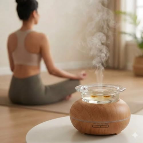 Didiseaon Transparent Glass Wax Melt Warmer Dish 4.52In Replacement Tray for Fragrance Lamp and Candle Warmer Smooth Surface Accessory for Home Fragrance Use | Heat-resistant 4.5" clear glass dish for wax melts & oils. Leakproof, easy clean, fits most sta
