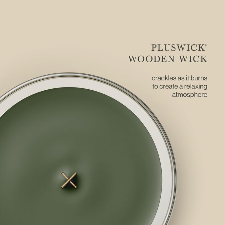 WoodWick Large Hourglass Candle Fraser Fir - Premium Soy Blend Wax Pluswick Innovation Wood Wick Made in USA - color: Fraser Fir, size: 21.5oz
