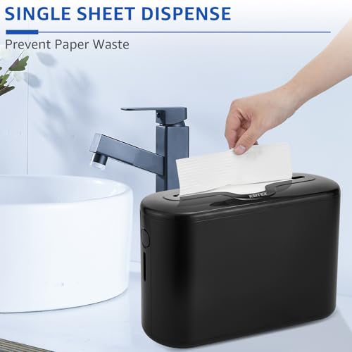 Countertop Paper Towel Holder Dispenser,Black-M | Commercial Paper Towel Dispenser, Multifold Trifold Z-Fold Paper Towel Holder,Napkin Holder Dispenser - color: Black-m