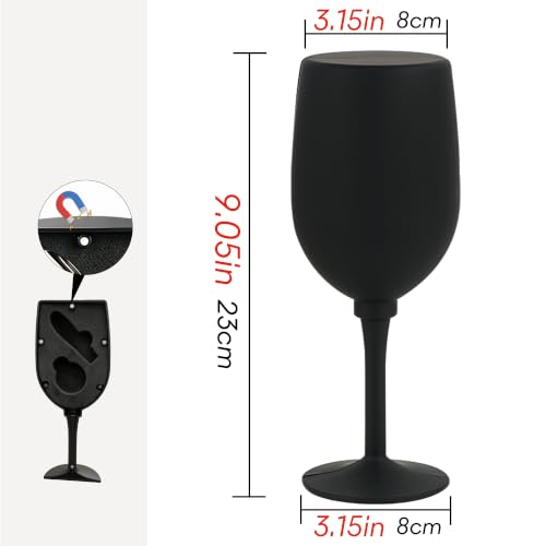 3-Piece Wine Opener Set with Wine Glass Shaped Case | Elegant and Compact Storage: Keeps corkscrew, pourer, and drip ring organized for effortless entertaining anywhere