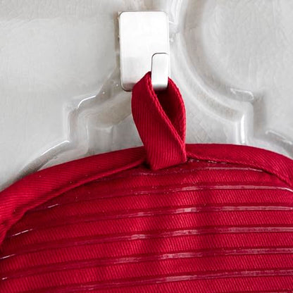 All-Clad Premium Pot Holder & Hot Pad: Heat Resistant to 500 Degrees - 100% Cotton, 10"x6.25" Hot Pad for Kitchen and Barbeque, 4-Pack, Chili - color: Chili, size: 4 Pack
