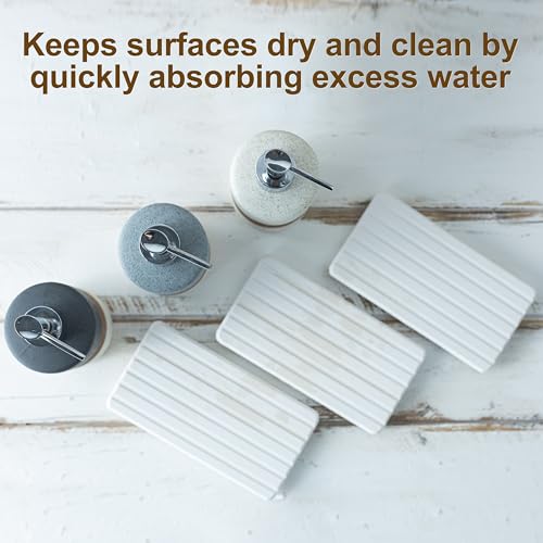 Ceramic Dish Soap Dispensers Set of 2 for Kitchen and Bathroom | Hand Soap and Lotion Dispenser Set, Shampoo and Conditioner Bottles | with Stainless Steel Pump, Silicone Funnel, Tray, Black - color: Black and White, size: 2xSoap Dispenser Set with Tray