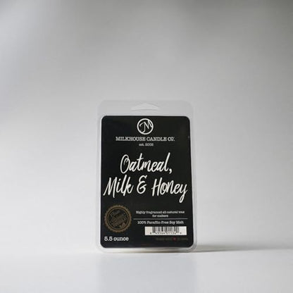Milkhouse Oatmeal, Milk, & Honey Soy Wax Melts for Wax Warmer, 5.5 oz | Clean-Burning, Premium Fragrance Oil, Made in the USA - color: Oatmeal, Milk & Honey