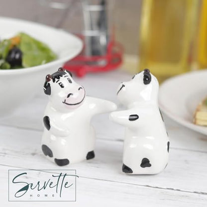 Hugging Cows Salt and Pepper Shaker, SVSP0211CW - color: Hugging Cows