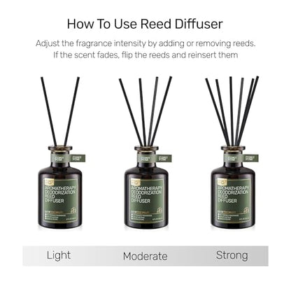 Reed Diffuser for Pet Odor Elimination, Lavender Cedar, Non-Toxic & Pet-Friendly Air Freshening, 6 Oz