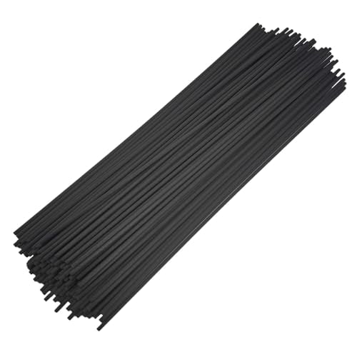 100PCS Black Fiber Reed Diffuser Sticks 12 Inch Long 3mm Diameter Strong Absorption Refill Replacement Reeds for Diffuser Stick Essential Oil Scented Aroma Fragrance Rod for Home Office Spa - color: Black, size: 3mm×30cm-100 PCS