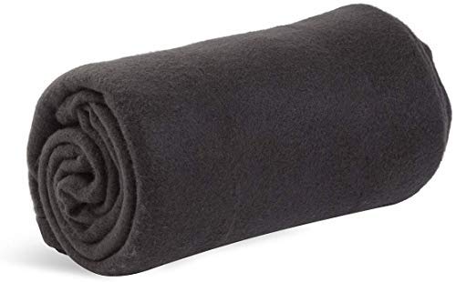 50x60 Throw Blankets, Ultra Soft Hypoallergenic Fleece Fall Throw Blanket for Livingroom, Couch, Chair, Bed, Black - color: Solid Black
