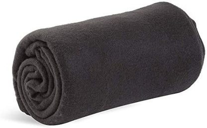 50x60 Throw Blankets, Ultra Soft Hypoallergenic Fleece Fall Throw Blanket for Livingroom, Couch, Chair, Bed, Black - color: Solid Black