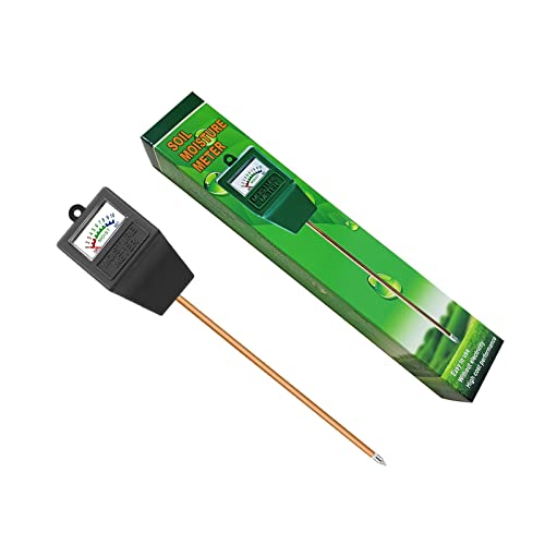 Soil Moisture Meter,Plant Hygrometer Moisture Sensor Plant Water Monitor for Potted Plants,Garden,Farm, Lawn(No Battery Needed)-Black - color: Black