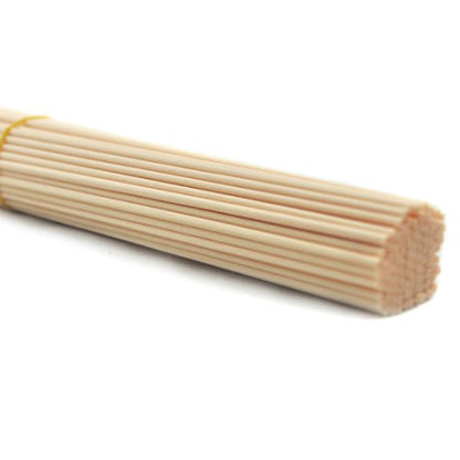 50 Pieces Fiber Reed Diffuser Replacement Refill Sticks for Aroma Fragrance (Beige, 8"x3mm) - color: Beige, size: 8"x3mm