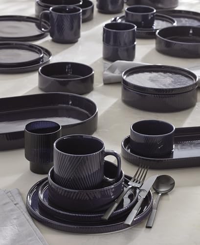 Lenox 897798 Modulus 12-Piece Dinnerware Set, Nightshade - color: Nightshade, style: 12 Piece Dinnerware Set